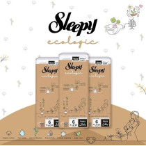 Sleepy Eco-Friendly Hypoallergenic Superior Absorbency Pants Size 6, 32 Count