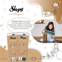 Sleepy Eco-Friendly Hypoallergenic Superior Absorbency Pants Size 6, 64 Count