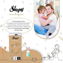 Sleepy Eco-Friendly Hypoallergenic Superior Absorbency Pants Size 5, 40 Count