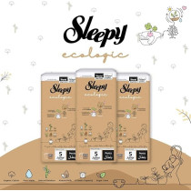 Sleepy Eco-Friendly Hypoallergenic Superior Absorbency Pants Size 5, 80 Count