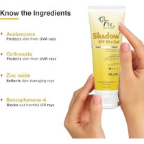 Fixderma Shadow Sunscreen SPF 30+ For Oily Skin, 75 g