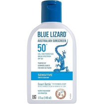 Blue Lizard Spf 50+ Sensitive Mineral Sunscreen With Zinc Oxide, 148 Ml
