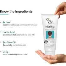 Fixderma Nigrifix Cream For Acanthosis Nigricans, Underarm Cream Effective For Armpit, Knees, Elbows And Knuckles, Dermatologist Tested, 100G