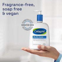 Cetaphil Oily Skin Cleanser, Face And Body Wash For Men And Women, Combination To Oily And Sensitive Skin, Unscented, 236Ml