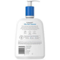 Cetaphil Oily Skin Cleanser, Face And Body Wash For Men And Women, Combination To Oily And Sensitive Skin, Unscented, 236Ml