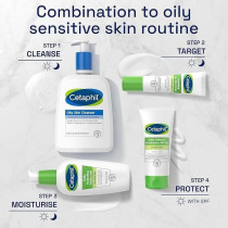 Cetaphil Oily Skin Cleanser, Face And Body Wash For Men And Women, Combination To Oily And Sensitive Skin, Unscented, 236Ml