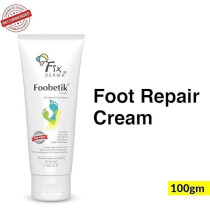 Fixderma Foobetik Cream, Foot Cream, Foot Care, For Dry And Cracked Feet, Moisturizes And Soothes Feet, Heel Repair, For Calloused Or Chapped Skin, Paraben Free, 100Gm