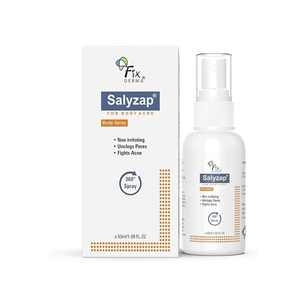 Fixderma Salyzap Body Spray, 50 Ml