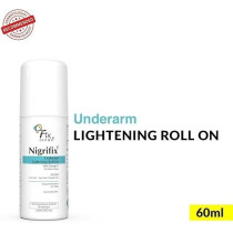Fixderma Nigrifix Underarm Lightening Roll On With 6Percentage Aha, Lactic Acid And 1Percentage Mandelic Acid And Kojic Acid, Brightens Skin And Exfoliates Underarm, For Sensitive Skin, 120Ml (Pack Of 2)