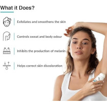 Fixderma Nigrifix Underarm Lightening Roll On With 6Percentage Aha, Lactic Acid And 1Percentage Mandelic Acid And Kojic Acid, Brightens Skin And Exfoliates Underarm, For Sensitive Skin, 120Ml (Pack Of 2)