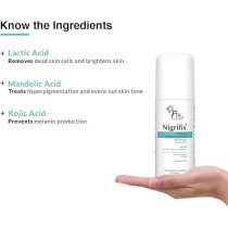 Fixderma Nigrifix Underarm Lightening Roll On With 6Percentage Aha, Lactic Acid And 1Percentage Mandelic Acid And Kojic Acid, Brightens Skin And Exfoliates Underarm, For Sensitive Skin, 120Ml (Pack Of 2)
