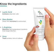 Fixderma Foobetik Cream, Foot Cream, Foot Care For Diabetic, For Dry And Cracked Feet, Moisturizes And Soothes Feet, Heel Repair, For Calloused Or Chapped Skin, Paraben Free, 50G