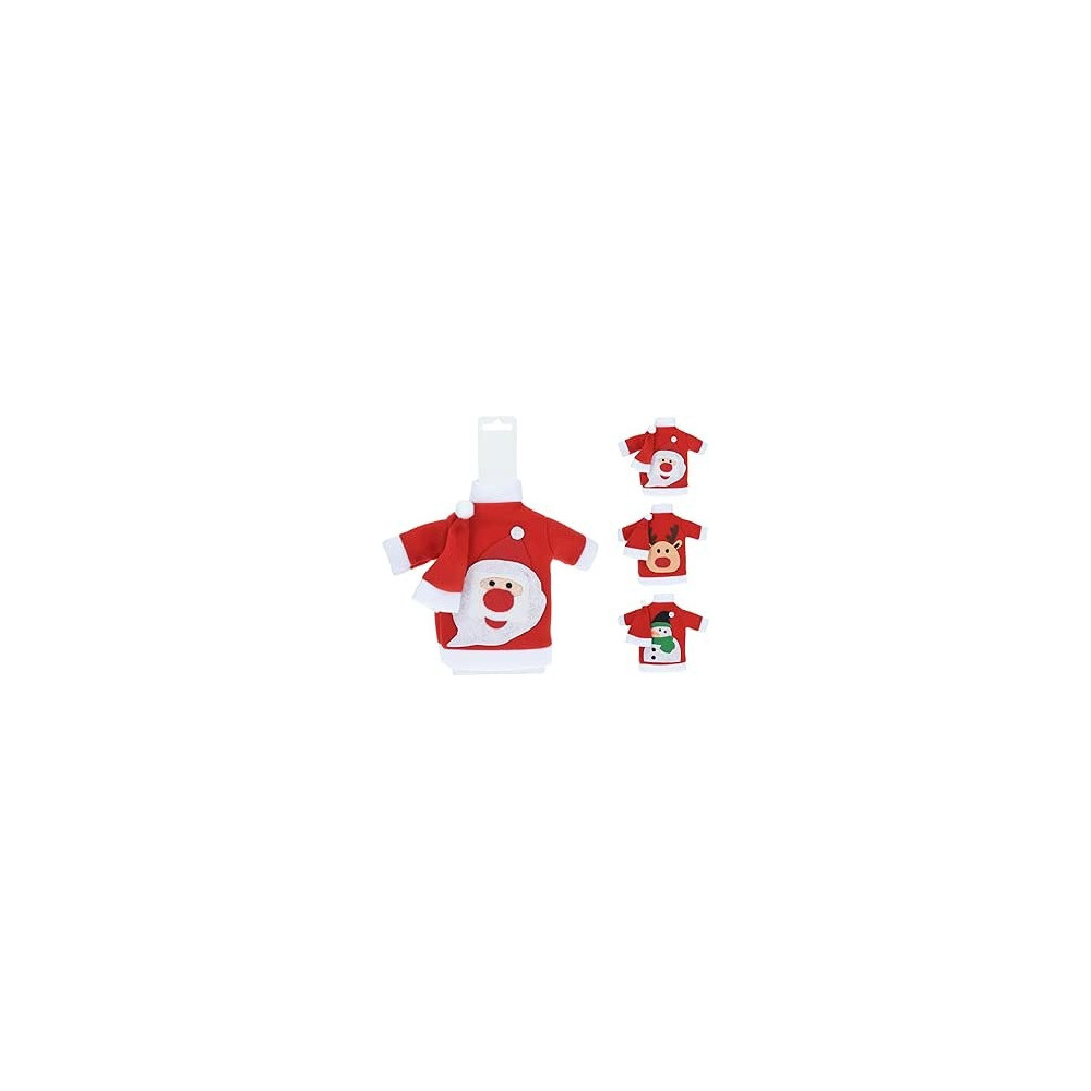 Homesmiths Wine Bottle Santa Jumper Assorted
