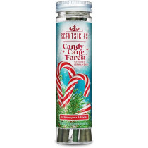Scentsicles Candy Cane Forest Scented Christmas Ornaments With Hooks, 1 Bottle, 6 Piece Sticks
