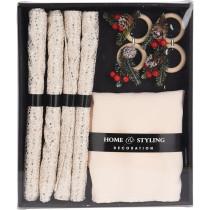 Homesmiths Placemat And Napkin Set 12 Pieces