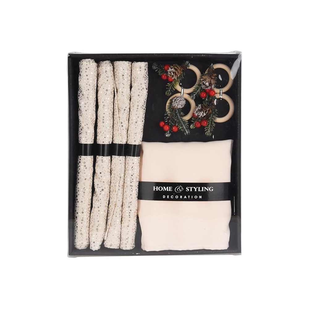 Homesmiths Placemat And Napkin Set 12 Pieces