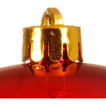 Kaemingk Baubles Shatterproof Shiny Red 20 Cm, 1 Piece
