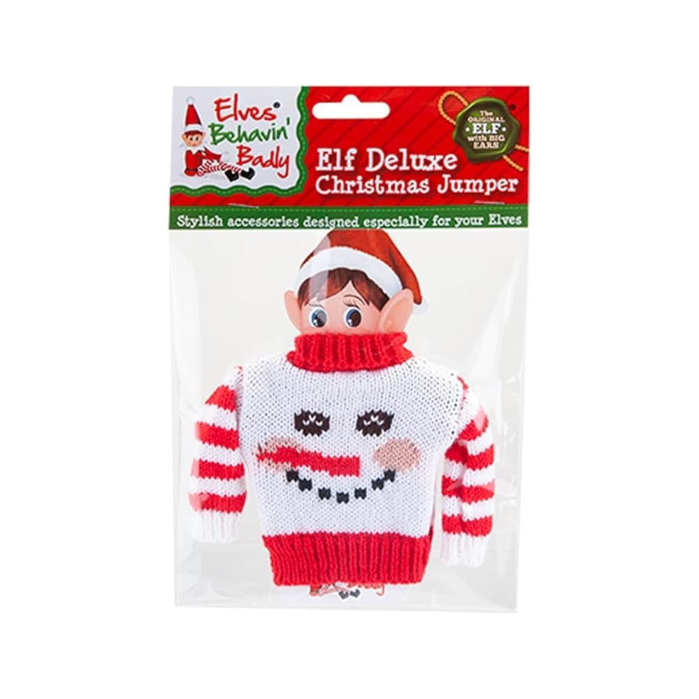 Elves Behavin' Badly Pms Elf Deluxe Elf Knitted Sweaters, Assorted 1 Piece