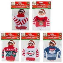 Elves Behavin' Badly Pms Elf Deluxe Elf Knitted Sweaters, Assorted 1 Piece