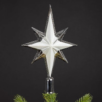 Kaemingk Silver Tree Topper Star