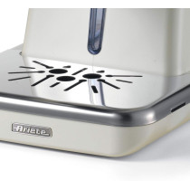 Ariete Classica Espresso Coffee Machine with Manometer and Milk Frother, Auto Shut-off, Cappuccino Maker, Ground Coffee and ESE Pod Compatible, 850W, 15 Bar, ART1389PE