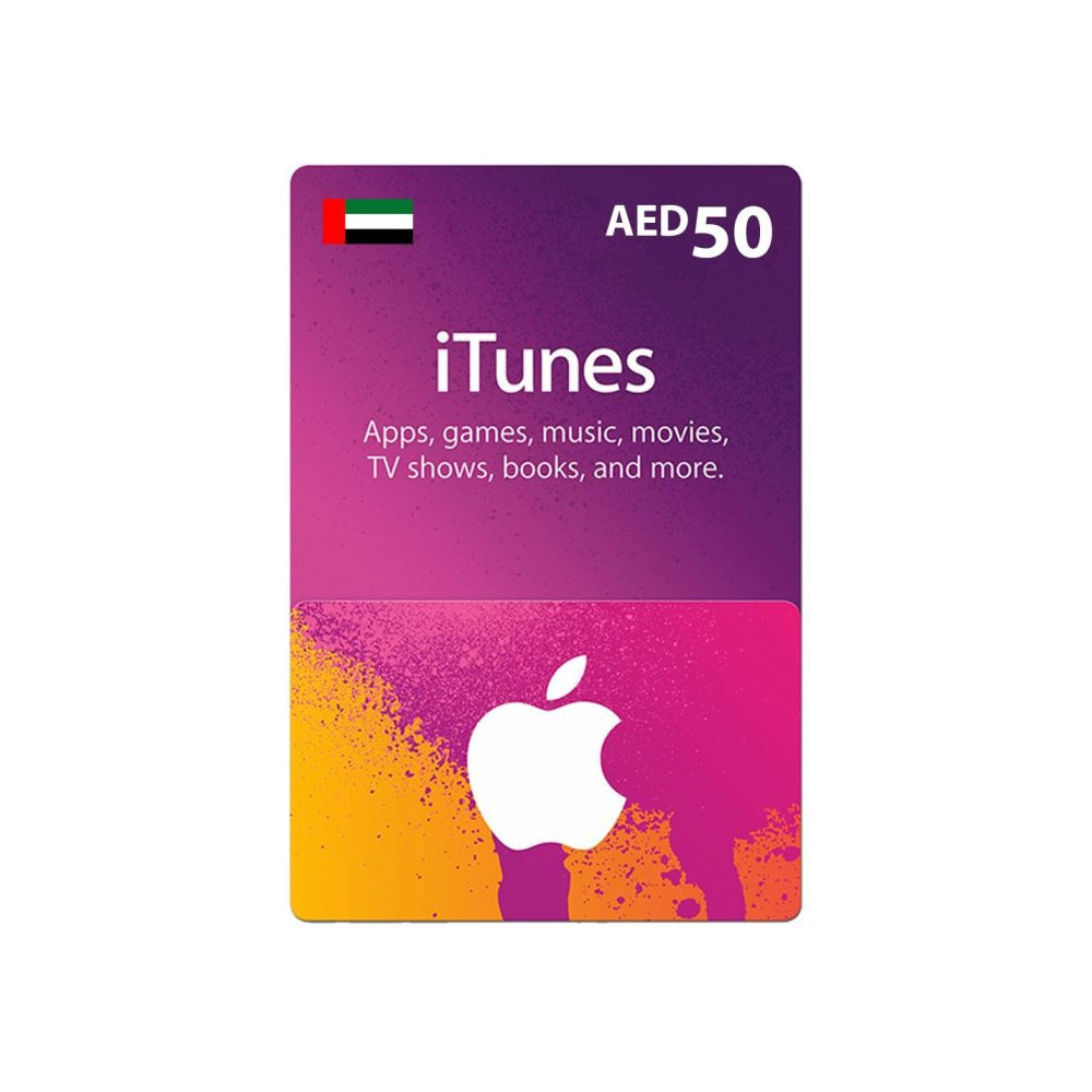 App Store & iTunes AED50 UAE Region Instant E-mail Delivery