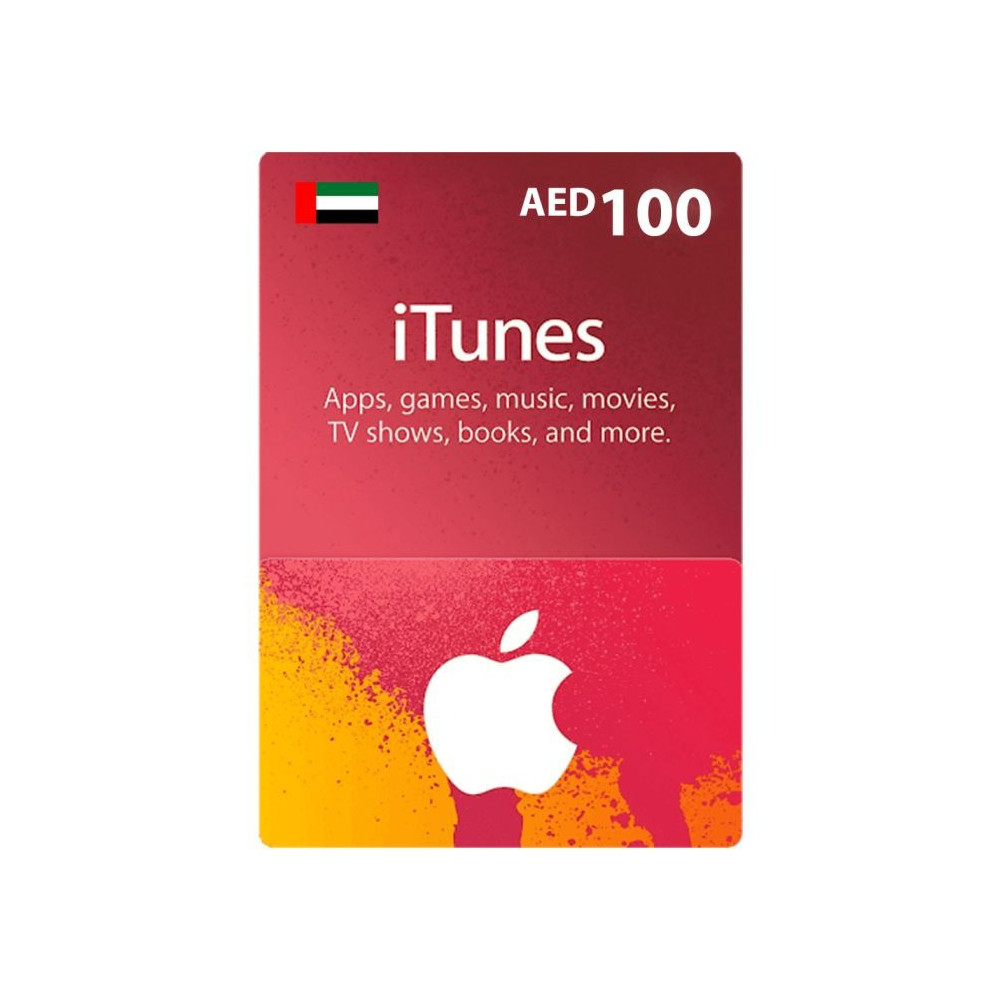 App Store & iTunes AED100 UAE Region Instant E-mail Delivery