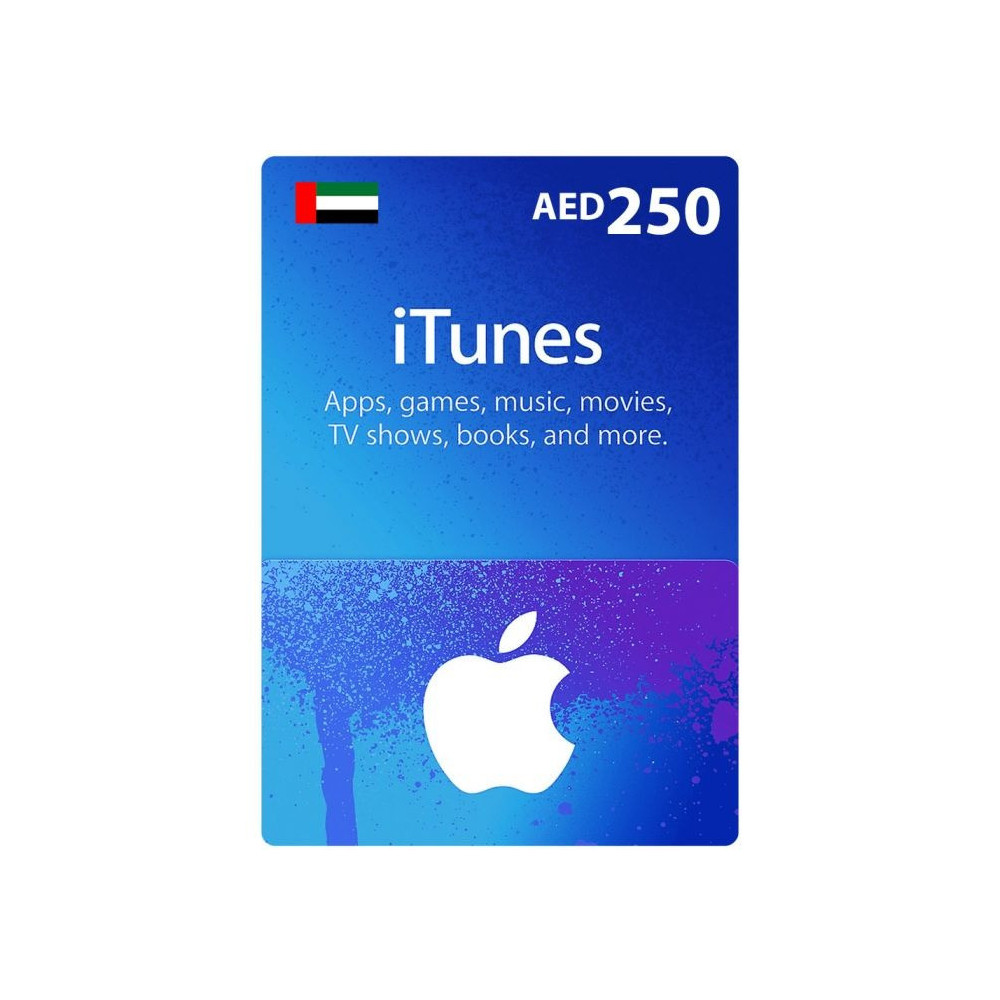 App Store & iTunes AED250 UAE Region Instant E-mail Delivery