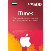 App Store & iTunes AED500...