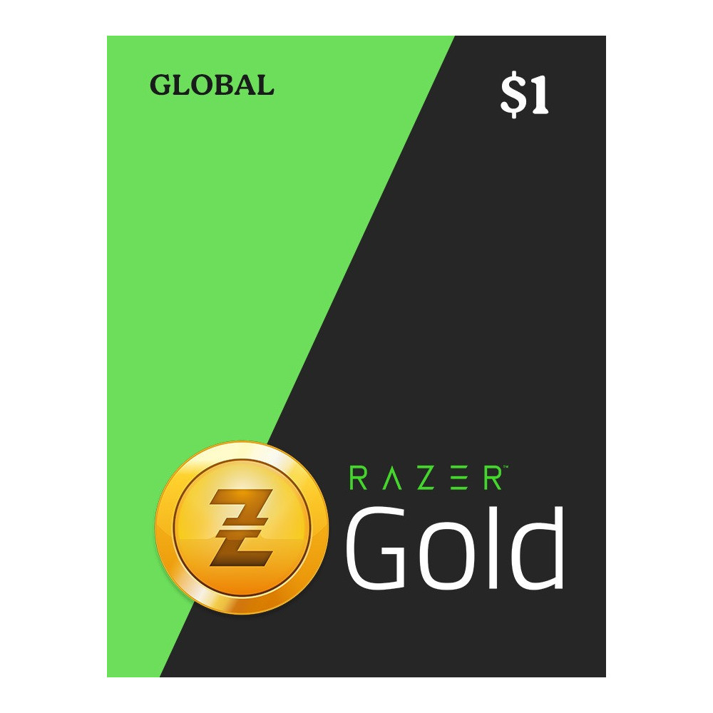 USD 1 Razer Gold Global Instant E-mail Delivery