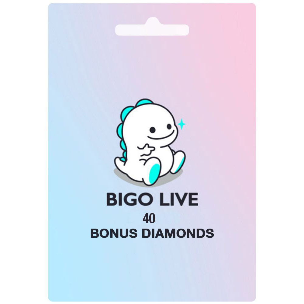 Bigo live 40 Diamonds USD 1 Instant E-mail Delivery