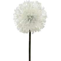 Kaemingk Flower On Stem Plastic, White
