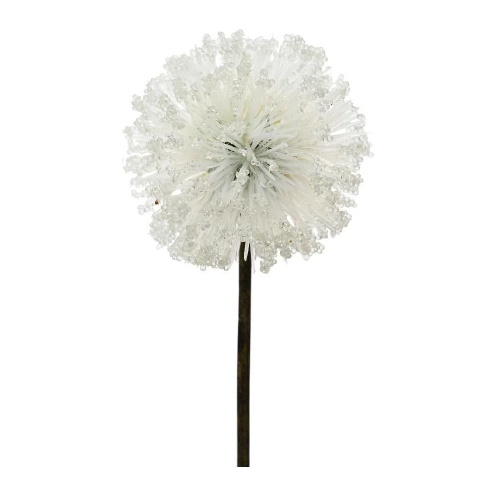 Kaemingk Flower On Stem Plastic, White