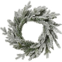 Kaemingk Allison Wreath Snowy Indoor 80Cm, 1 Piece