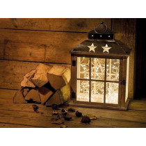 Kaemingk Led Cluster Lights 8 Function Twinkle Effect, Warm White, 1512 Led