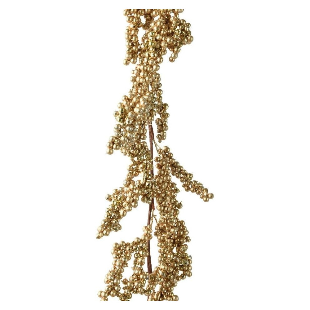 Kaemingk Garland Foam Glitters Gold