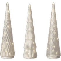 Kaemingk Micro Led Tree Steady Frost, Warm White, 35 Cm, Assorted 1 Piece