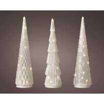 Kaemingk Micro Led Tree Steady Frost, Warm White, 35 Cm, Assorted 1 Piece