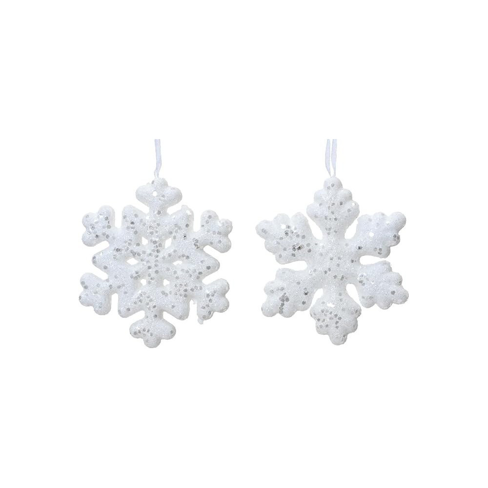 Kaemingk Snowflake Foam, White, Assorted 1 Piece