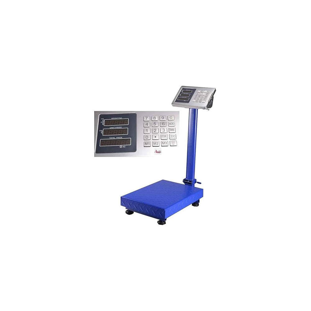 Abbas Ali Platform Digital Heavy Duty LCD Display Scale, 150 Kg