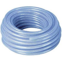 Abbas Ali High Pressure Braided Clear Flexible PVC Tubing Heavy Duty UV Chemical Resistant Vinyl Hose Water Oil, 25 Yard, 1/2 Inch