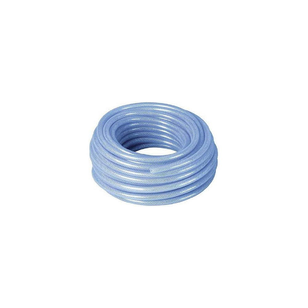 Abbas Ali High Pressure Braided Clear Flexible PVC Tubing Heavy Duty UV Chemical Resistant Vinyl Hose Water Oil, 25 Yard, 1/2 Inch