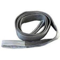 Abbas Ali 2 Ply 4m Polyester Webbing Sling 100mm 4Ton, Grey