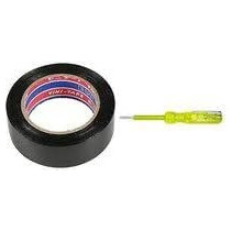 Abbas Ali 2Pin Extension Cable Wire 20m For Led Strips Black Red, Professional Electrical Wire With Electric Tester, Electric Tape And Cable Cutter 6 Inch