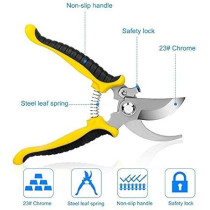 Generic Gardening Hand Cutter, Garden Pruning Shears, Hedge Trimming Scissors, Tree Pruner, Ratchet Trimmers, Secateurs Ideal For Plant