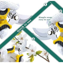 Generic Gardening Hand Cutter, Garden Pruning Shears, Hedge Trimming Scissors, Tree Pruner, Ratchet Trimmers, Secateurs Ideal For Plant