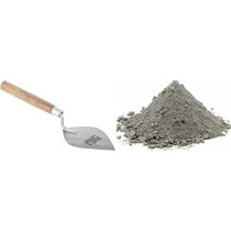 Abbas Ali Grey Cement 10Kg With Karandi And Bucket