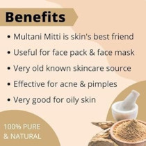 Abbas Ali Organic Pure Multani Mitti (Fullers Earth) Skin Face Clay For Oil Control, 2kg