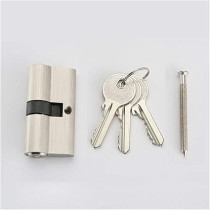 Abbas Ali Sliding Lock Stainless Steel Door Cylinder Lock 70mm, Silver