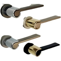 Abbas Ali Stylish And Modern Rosset Door Handle DED N09, Rose Gold